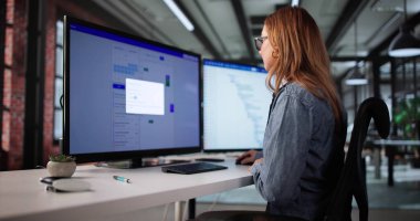 Çoklu Ofis Projelerini Yönetmek İçin Kadın Görev Yönetimi Yazılımını Kullanıyor.