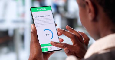 Akıllı Telefon İşaretleri Çevrimiçi Hukuki Hakim İçin Dilekçe Formu.