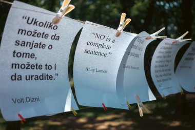 Kragujevac, Sırbistan - 10 Mayıs 2025: Anne Lamott 'un düşüncesi: 
