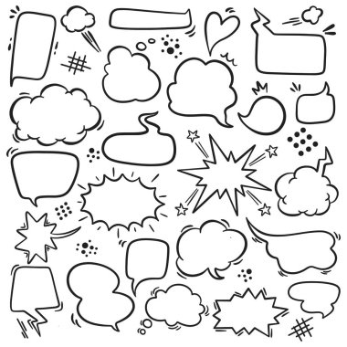  comic speech bubble doodle