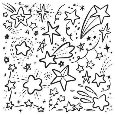 El Çekimi Yıldız Karalama Elementleri