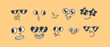 Eşsiz Çizgi Filmler Farklı Duygularla Yüzleşir - Karalama Çizimleri        