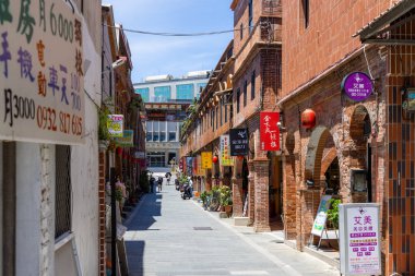 Kinmen, Taiwan - 03 July 2022: Kinmen Mofan Street