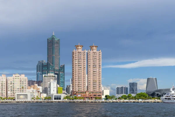 Kaohsiung Taiwan Вересня 2022 Kaohsiung City Skyline — стокове фото