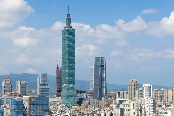 Taipei Taiwán Septiembre 2022 Taipei City Skyline —  Fotos de Stock