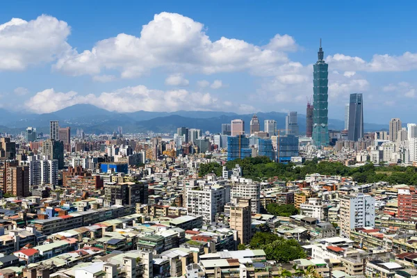 Taipei Tayvan Eylül 2022 Taipei Şehir Merkezi Manzarası — Stok fotoğraf
