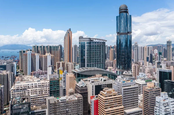 Mong Kok Hong Kong August 2022 Hong Kong City Skyline — Stock Photo, Image