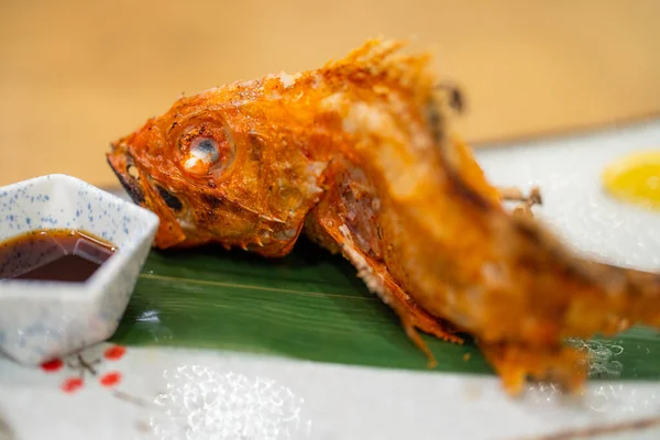 Japansk Grillad Utmärkt Alfonsino Fisk Maträtt — Stockfoto