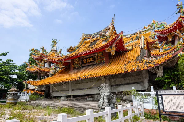 Nantou Taiwan Oktober 2022 Museum Gempa Kuil Jiji Wuchang Nantou — Stok Foto