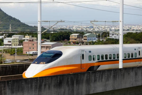 Тайчжун Тайвань Листопада 2022 Тайванська Високошвидкісна Залізниця Селі Тайчжун — стокове фото