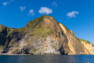 Guishan Adası ve Tayvan 'ın Yilan bölgesindeki süt denizi.