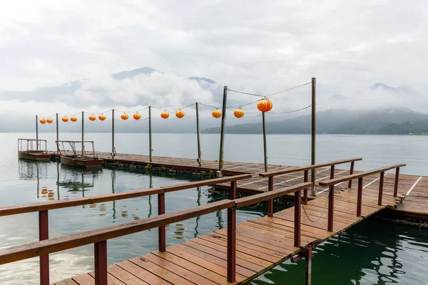 Paisagem Sun Moon Lake Taiwan Nantou — Fotografia de Stock