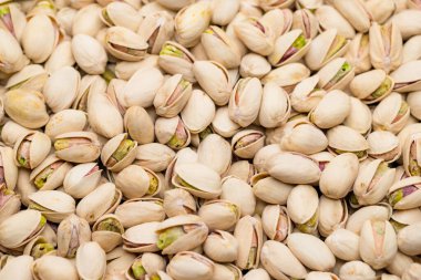 Fıstık ezmesi yığını.