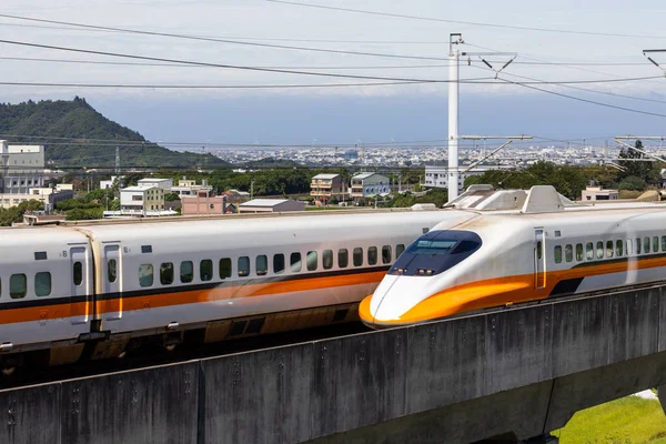 Тайчжун Тайвань Листопада 2022 Тайванська Високошвидкісна Залізниця Селі Тайчжун — стокове фото