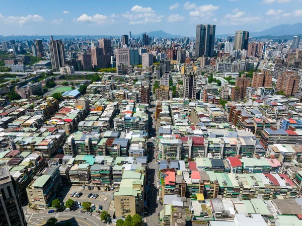 Taipei Tayvan Eylül 2022 Taipei Şehrinin Aşağı Manzarası — Stok fotoğraf
