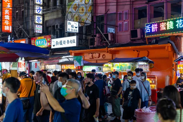 Yilan Tayvan Eylül 2022 Tayvan Yilan Kentindeki Luodong Gece Pazarı — Stok fotoğraf