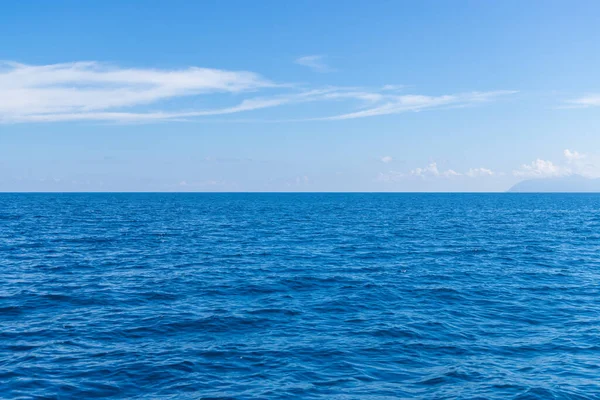 Deniz Gökyüzü Mavi Renkte — Stok fotoğraf
