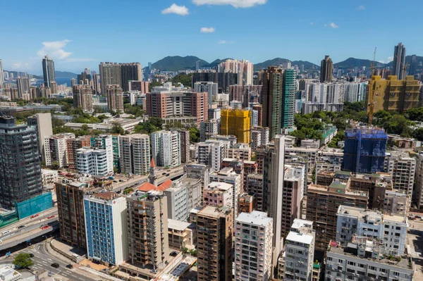 Kowloon Hong Kong Julho 2022 Vista Superior Cidade Hong Kong — Fotografia de Stock
