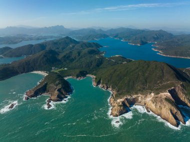 Hong Kong Sai Kung doğal manzara jeopark 