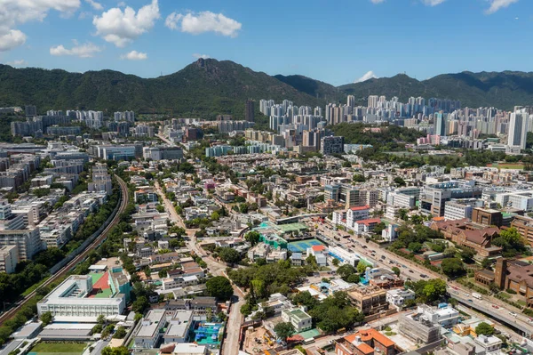 Kowloon Tong Hongkong Juli 2021 Blick Von Oben Auf Hongkong — Stockfoto