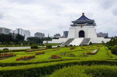 Taipei, Tayvan - 07 Nisan 2022: Tayvan 'daki Chiang Kai shek Anıt Salonu