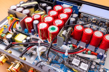 Tayvan - 07 Haziran 2022: Ses yükseltici devre levhası