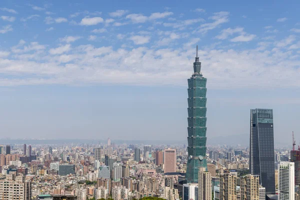 Tajpej Tajvan 2022 Április Tajpej Város Látképe Tajvanon — Stock Fotó