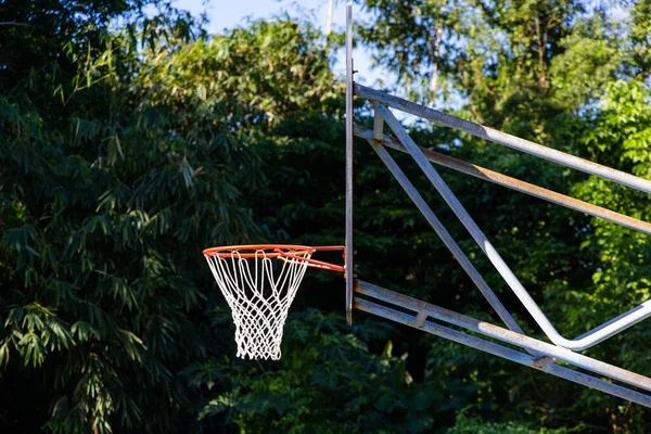 Basketball net at the park
