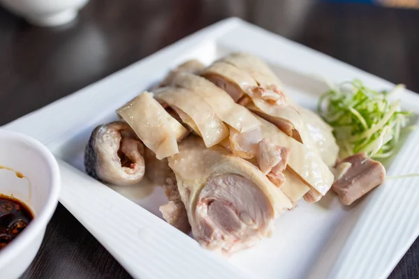 Pollo Vapore Cucina Asiatica — Foto Stock