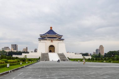 Taipei, Tayvan - 07 Nisan 2022: Tayvan 'daki Chiang Kai shek Anıt Salonu