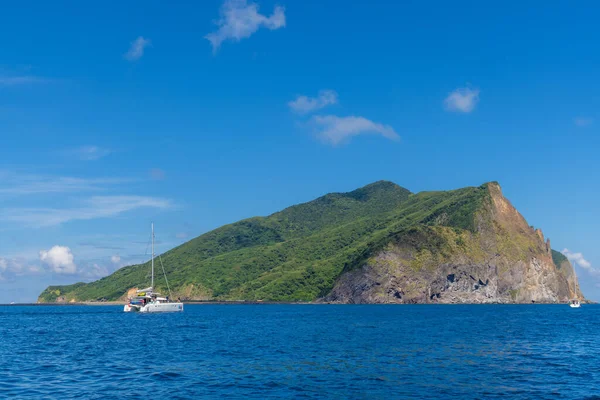 stock image Guishan Island and milk sea in Yilan of Taiwan
