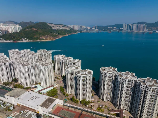 Chai Wan Hong Kong Dicembre 2021 Vista Dall Alto Della — Foto Stock
