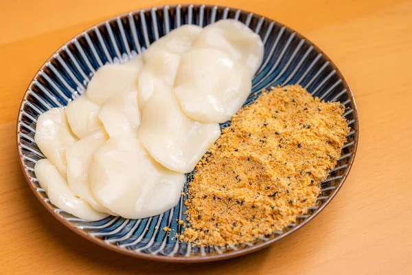 Mochi Estilo Taiwan Com Amendoim — Fotografia de Stock