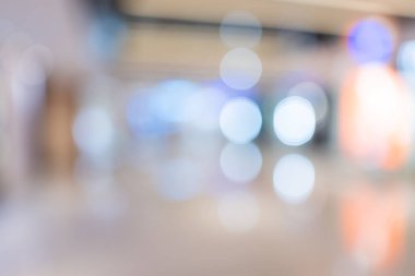 Alışveriş merkezinin bulanık görüntüsü 