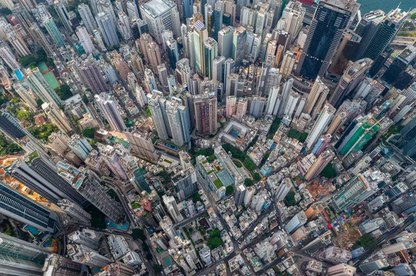 Hong Kong Abril 2019 Vista Aérea Ciudad Hong Kong —  Fotos de Stock