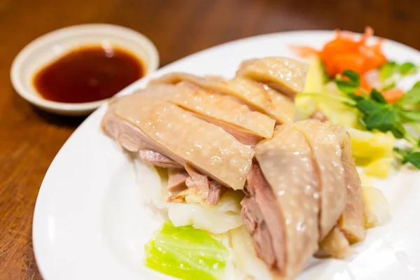 Traditional Chinese Food Steamed Chicken Dish — Foto Stock