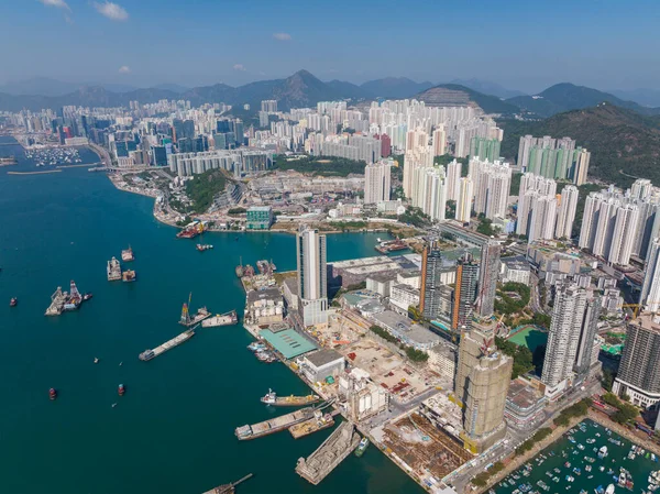 Yau Tong Hong Kong December 2021 Aerial View Hong Kong — Stock Photo, Image