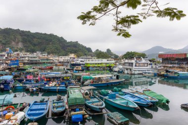 Lei Yue Mun, Hong Kong - 20 January 2023: Typhoon Shelter in Lei yue Mun