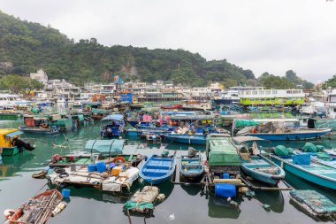 Lei Yue Mun, Hong Kong - 20 January 2023: Typhoon Shelter in Lei yue Mun