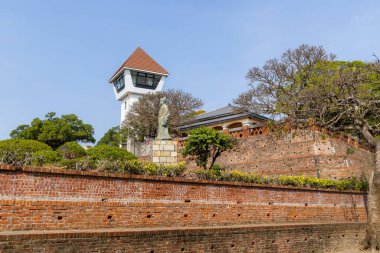 Tainan, Taiwan - 21 February 2023: Anping Old Fort in Tainan of Taiwan