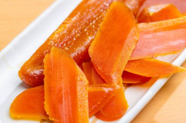 Taiwan cuisine slice of mullet roe