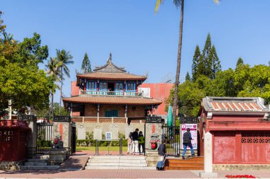 Taiwan - 23 February 2023: Chihkan Tower in Tainan of Taiwan