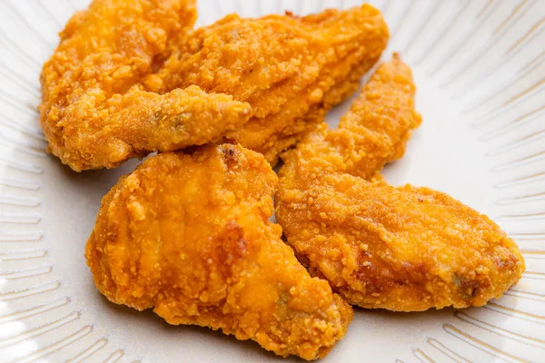 Crispy Fried Chicken Drumstick Dish — Stockfoto
