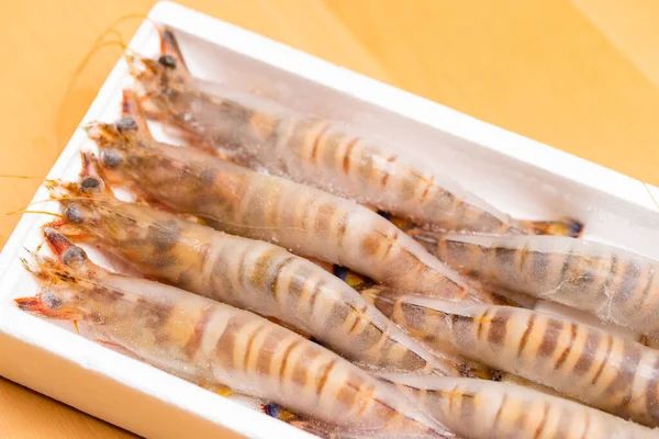 Pack Fresh Raw Shrimp — Stockfoto