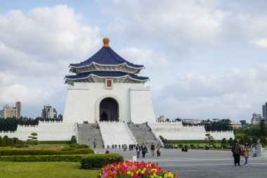 Taipei, Tayvan - 03 Mart 2023: Tayvan Taipei 'deki Chiang Kai shek Anıt Salonu