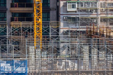 Construction site for building architecture