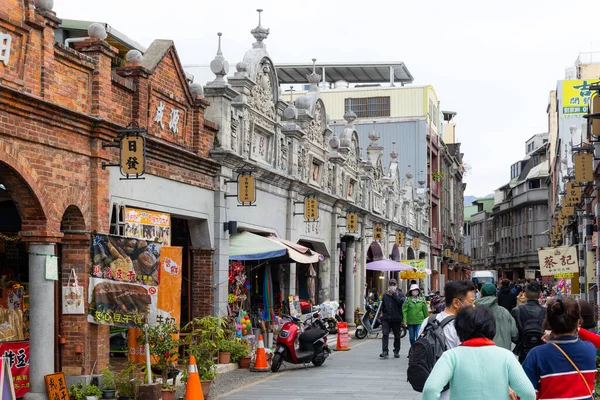 Таоюй Тайвань Марта 2023 Года Старая Улица Даси Городе Таоюй — стоковое фото
