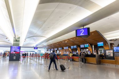 Taoyuan, Tayvan - 03 Mart 2023: Tayvan uluslararası havalimanı