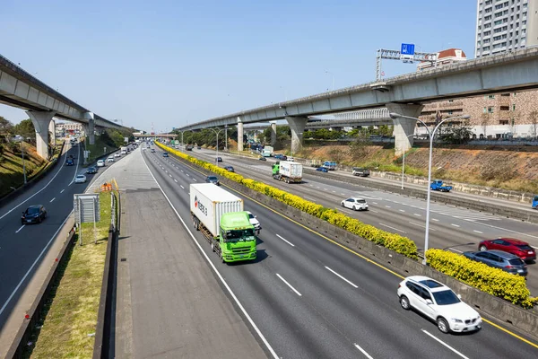 台湾新台北 2022年11月14日 新台市临口高速公路 — 图库照片