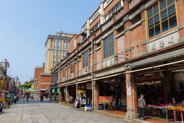 Taipeh Taiwan März 2023 Taipeh Touristenstraße Der Dihua Straße — Stockfoto